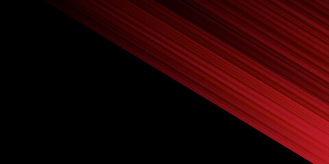 Abstract red line and black background for business card, cover, banner, flyer. Vector illustration 