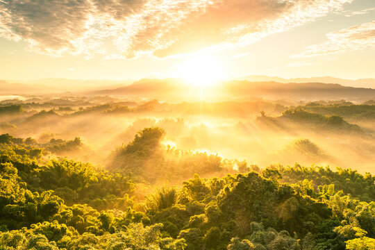 Golden Daybreak in Taiwan
