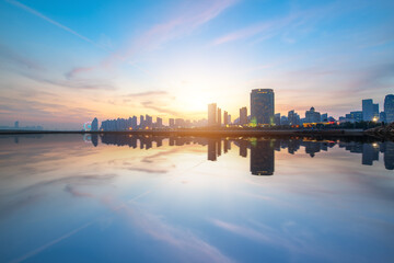 Urban Scenery of Nanchang New District,jiangxi,china