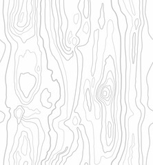 Seamless white wooden pattern. Wood grain texture. Dense lines. Abstract background. Vector illustration