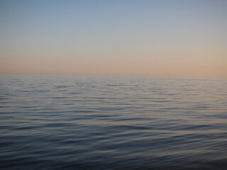sunset over the sea
