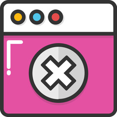 
Website Layout Vector Icon
