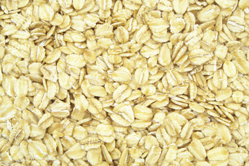 Oat flakes background