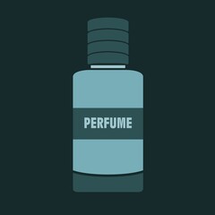 fragrance icon or logo perfume bottles vector