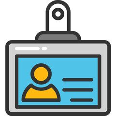 
Id card Vector Icon
