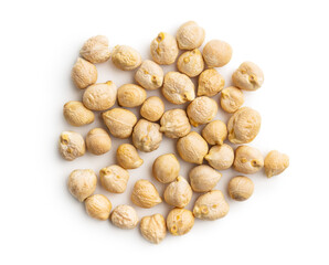 Healthy dried chickpeas