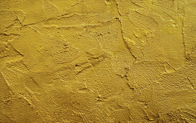 Golden wall texture rough background abstract concrete floor or Old cement grunge background with Gold empty.