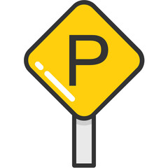 
Parking Vector Icon
