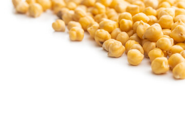 Healthy cooked chickpeas