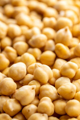 Healthy cooked chickpeas. Tasty superfood.