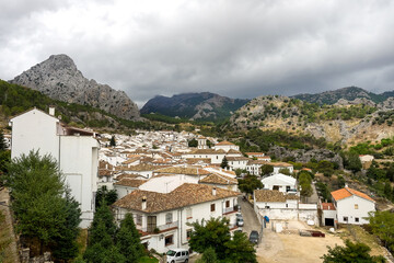 Fototapeta na wymiar Grazalema, white village in the province of Cadiz, Andalusia, Spain