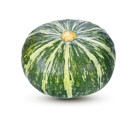 Japanese pumpkin on white background