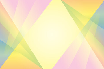 Modern abstract soft pastel background. Geometric shapes of pastel colors on a gentle gradient.