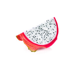 Dragon fruit isolated on white background