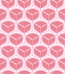Japanese Cube Vector Seamless Pattern