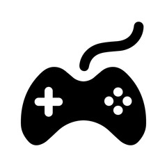 game controller icon isolated on background
