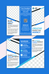 Business trifold brochure template