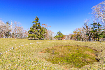 秋の牛石ヶ原　御手洗池　大台ケ原　奈良県　Autumn Ushiishigahara Oodaigahara Nara-ken