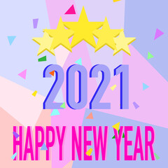 Illustrator vector of happy new year celebration, happy new year text