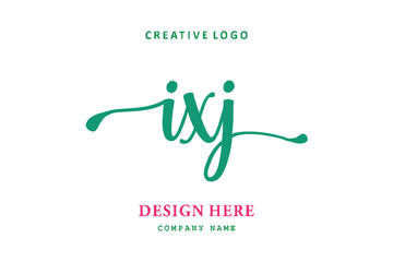 IXJ lettering logo is simple, easy to understand and authoritative