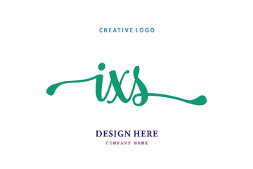 IXS lettering logo is simple, easy to understand and authoritative