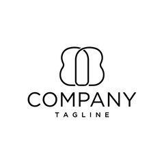 B Logo Design. Fashion Logo Design. Initial B Design. Vector Logo