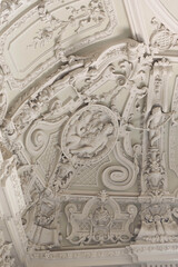 detail of the facade of the cathedral