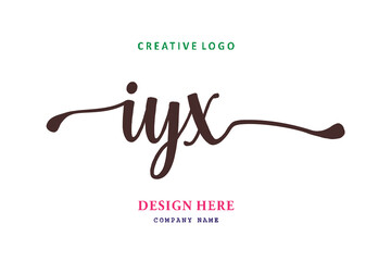 IYX lettering logo is simple, easy to understand and authoritative