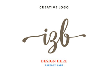 IZB lettering logo is simple, easy to understand and authoritative