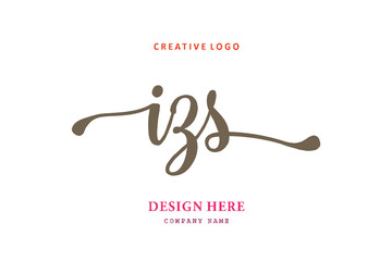 IZS lettering logo is simple, easy to understand and authoritative