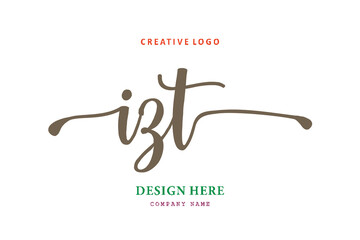 IZT lettering logo is simple, easy to understand and authoritative