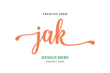 JAK lettering logo is simple, easy to understand and authoritative © Bewolu