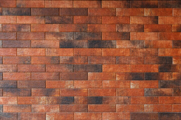 Obraz premium front view brick wall texture background