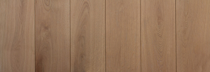 Wood texture with a natural brown pattern. Wooden floor, Panoramic view