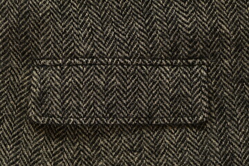 Close up tweed jacket with pocket