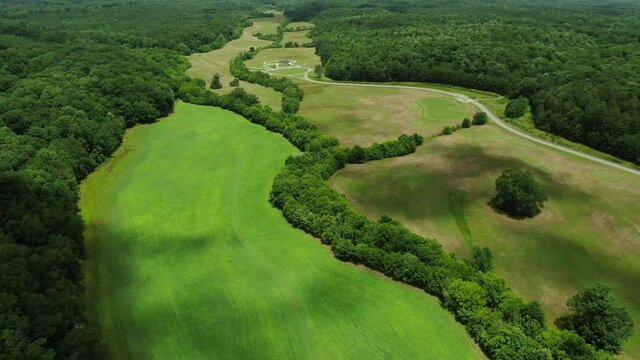 Civil War battle field in Resaca, Georgia