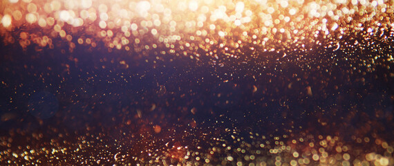 Golden sparkle background