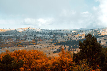 autumn in the mountains