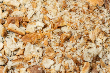 Homemade organic bread crumbs