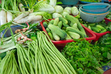 fresh market in Thailand