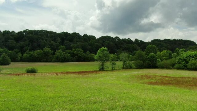 Civil War battle field in Resaca, Georgia