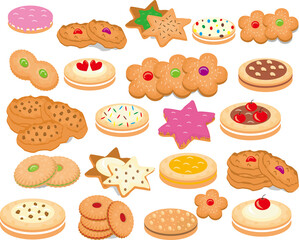 pattern with cookies