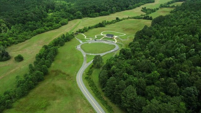 Civil War battle field in Resaca, Georgia