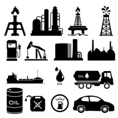 Oil industry icon