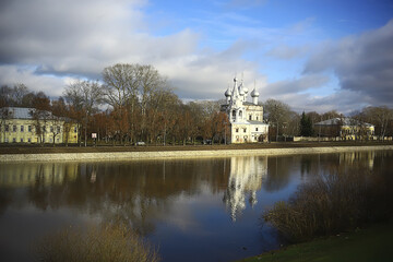 Vologda church, Orthodox Christian church, Vologda monastery Russian North, pilgrims tourism