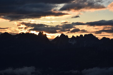 Tramonto sulle Dolomiti