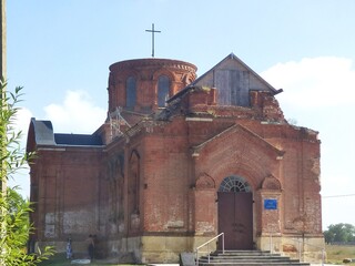 old church in the countryside