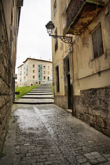 Burgos downtown street in Spain