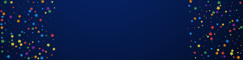 Festive precious confetti. Celebration stars. Joyo