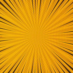 Obraz premium Colorful comic book background in pop art style